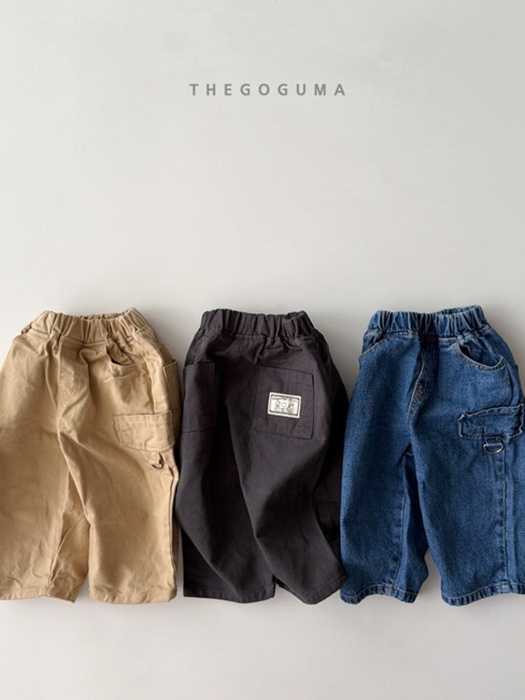 D Ring Pocket Cotton Pants D Ring Pocket Cotton Pants
