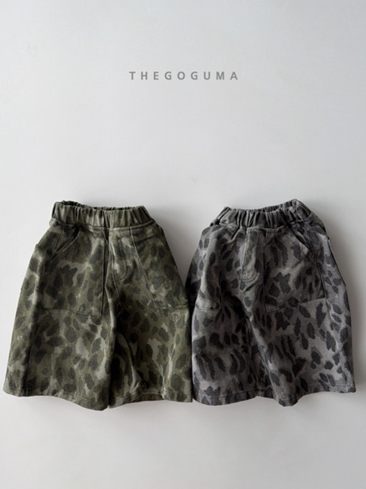 Leopard Bermuda Pants