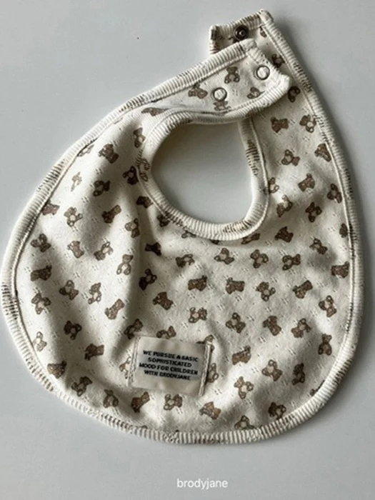 Jacquard Bear Bib Jacquard Bear Bib