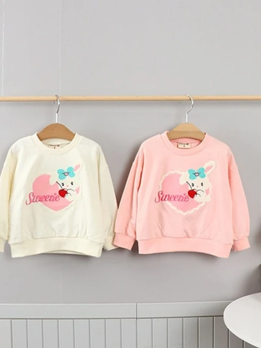 Embroidery Sweet Rabbit Sweatshirt