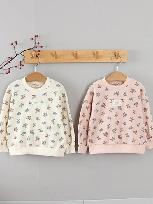 Waffle Lace Wappen Flower Sweatshirt Waffle Lace Wappen Flower Sweatshirt