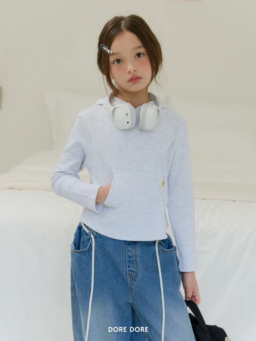 Waffle Hooded Tee Waffle Hooded Tee