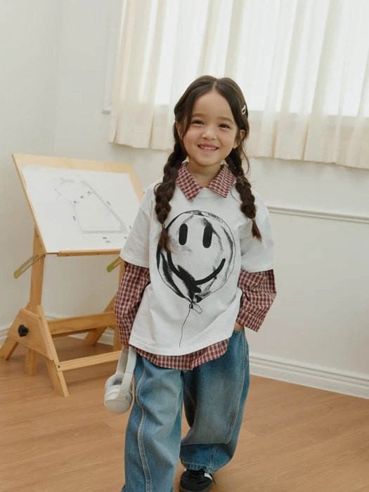 Smile Balloon Half-Sleeve Tee Smile Balloon Half-Sleeve Tee