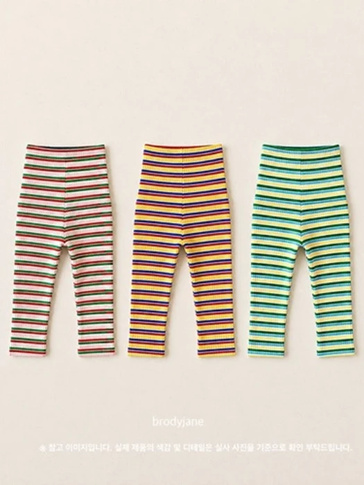 Multi-Stripe High-Waisted Leggings Multi-Stripe High-Waisted Leggings
