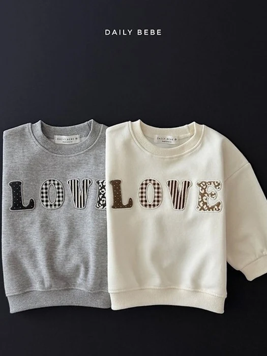 Love Patch Sweatshirt Love Patch Sweatshirt