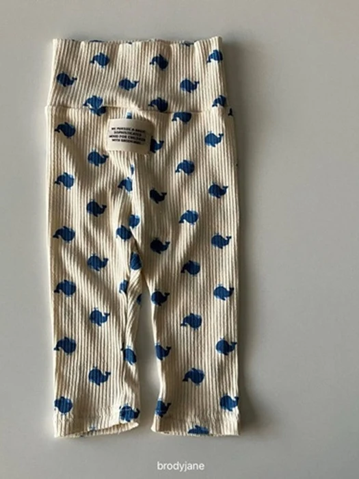 Blue Whale Long-Sleeve High-Waisted Leggings Blue Whale Long-Sleeve High-Waisted Leggings