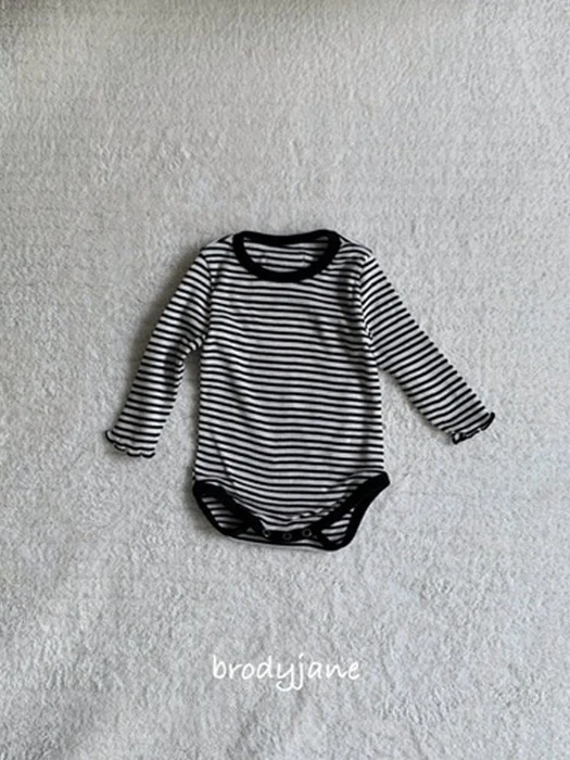 Mono Stripe Romper