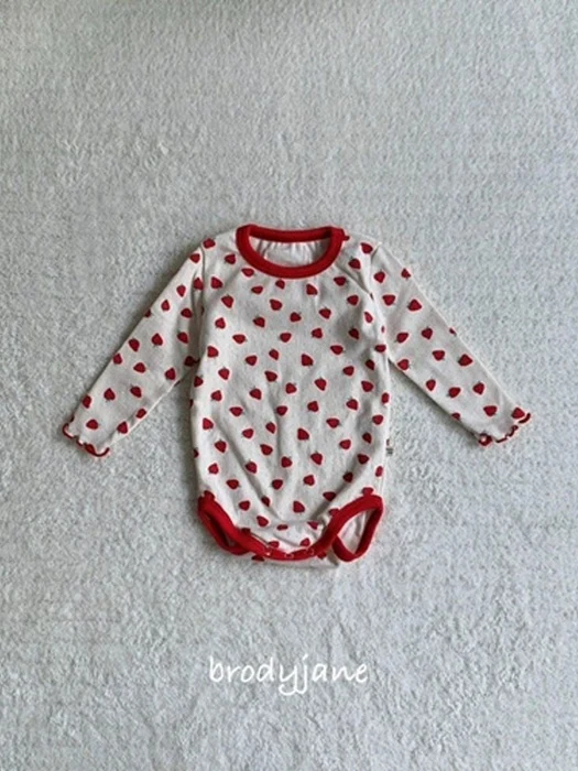 Eyelet Strawberry Romper