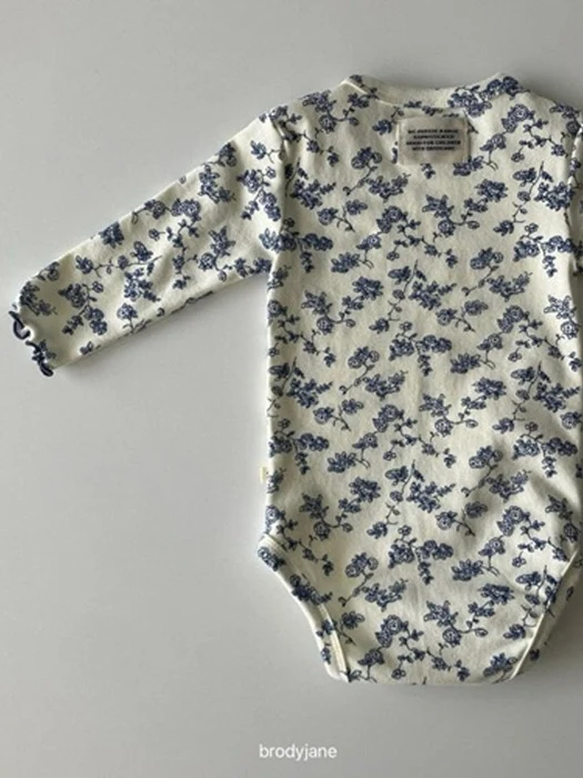 Flower Long-Sleeve Romper Flower Long-Sleeve Romper