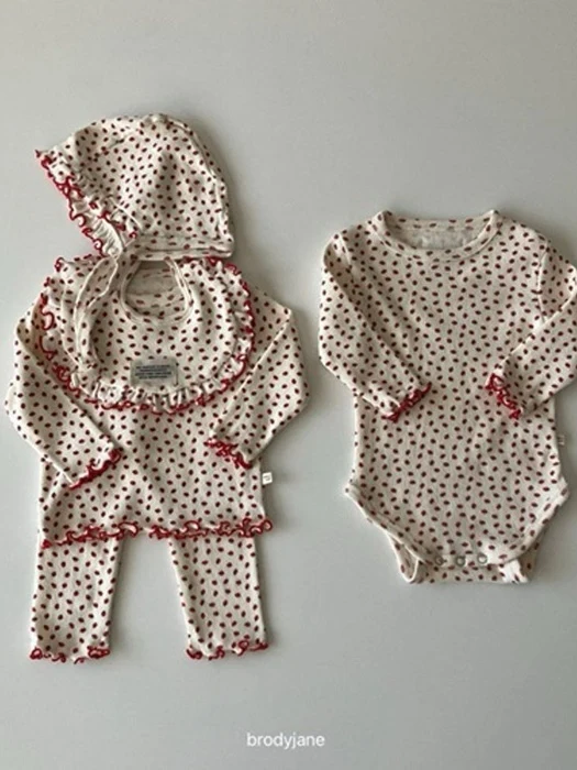 Jacquard Berry Set-up Loungewear