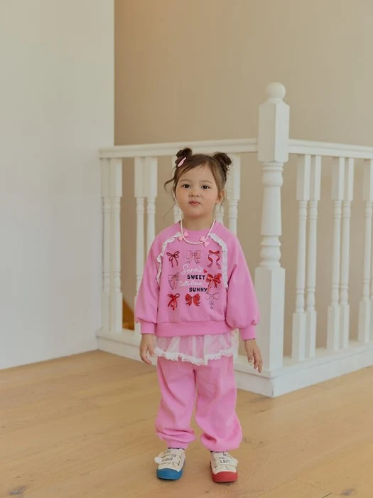 Waffle Lace Frill Pants Waffle Lace Frill Pants