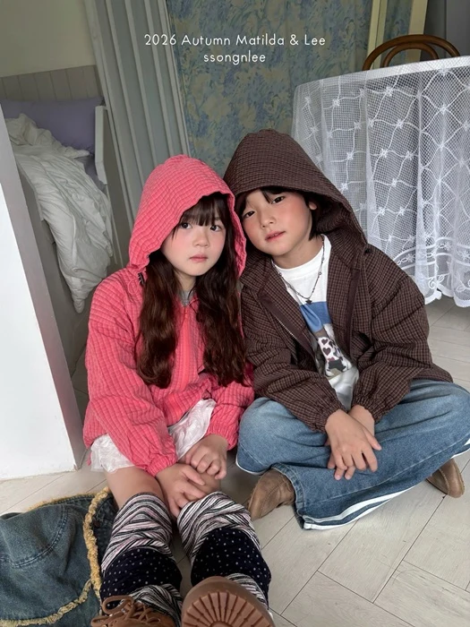 Check Hooded Jacket Check Hooded Jacket
