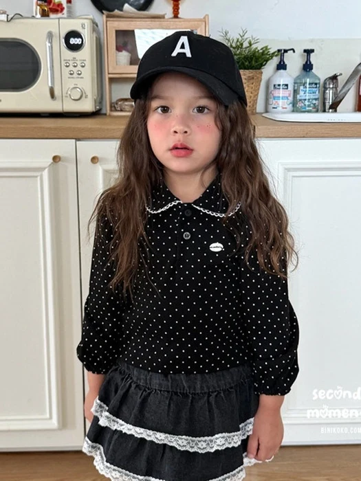 Dot Lace Collar Tee Dot Lace Collar Tee