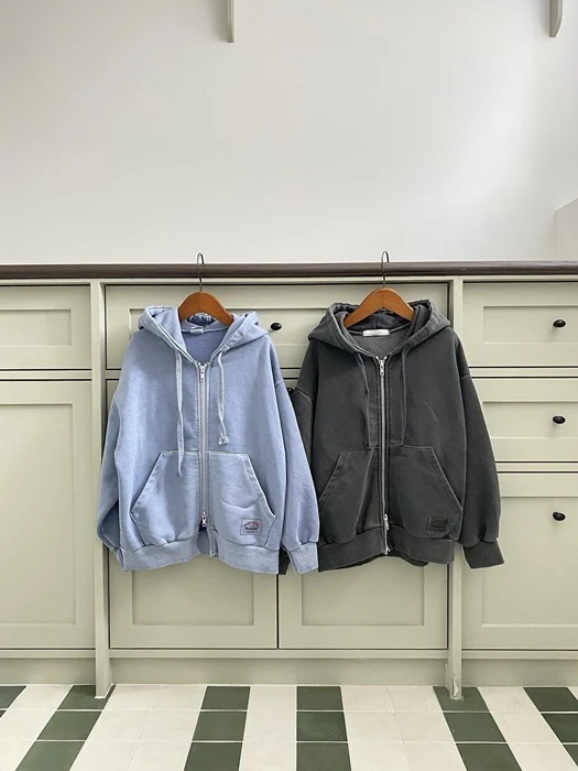 2-Way Pigment Zip-Up 2-Way Pigment Zip-Up