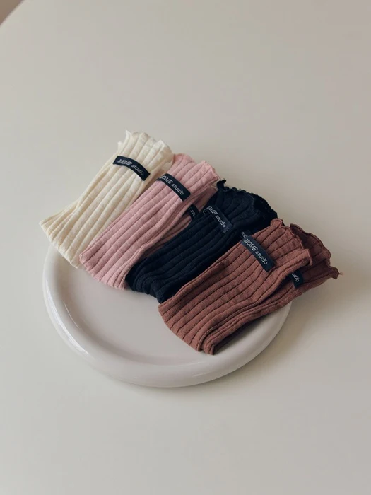 Autumn Ribbed Socks