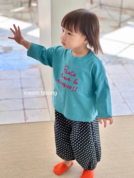 Love Embroidery Tee Love Embroidery Tee