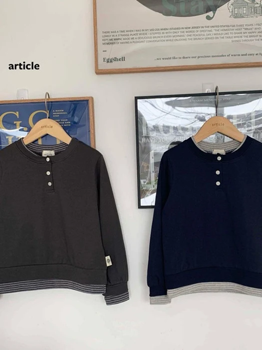 Double Henley Neck Tee Double Henley Neck Tee