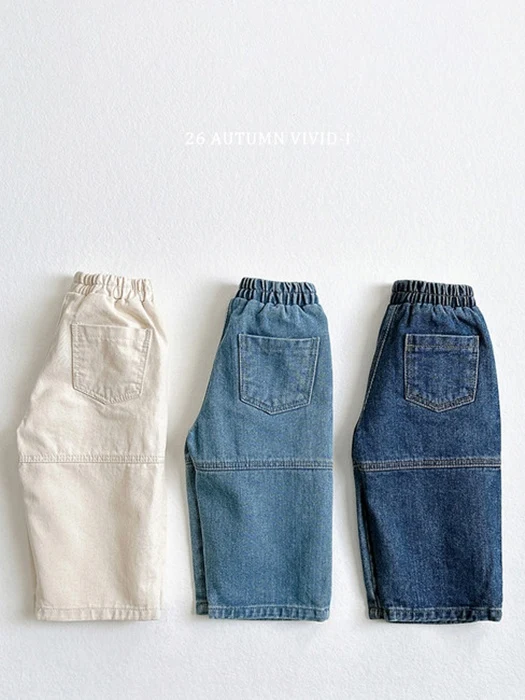 Cut-Line Denim Pants Cut-Line Denim Pants