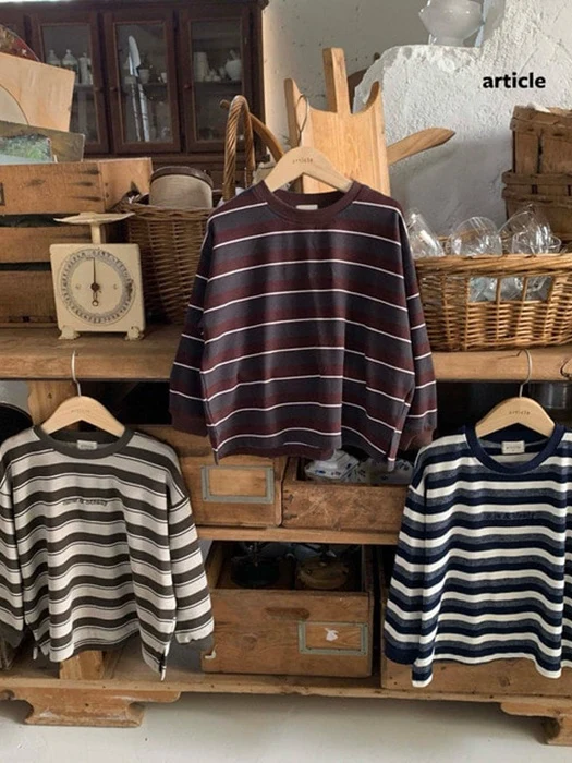 Tencel Stripe Box Tee Tencel Stripe Box Tee