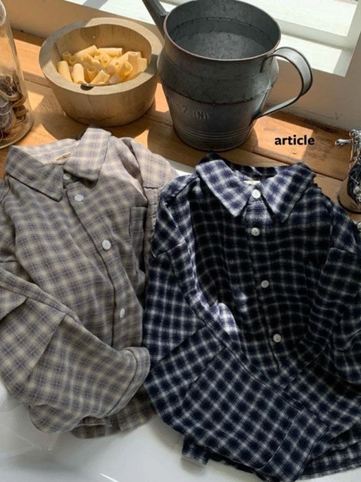 Check Pitch Pin-Tuck Shirt Check Pitch Pin-Tuck Shirt