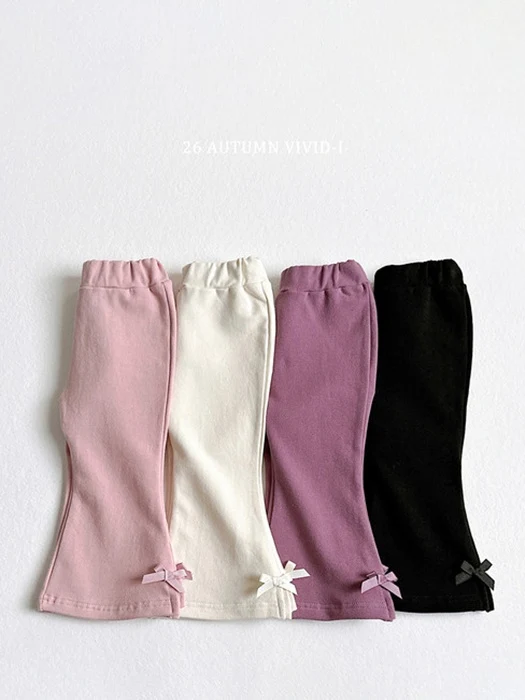 Ribbon Spandex Flare Pants Ribbon Spandex Flare Pants