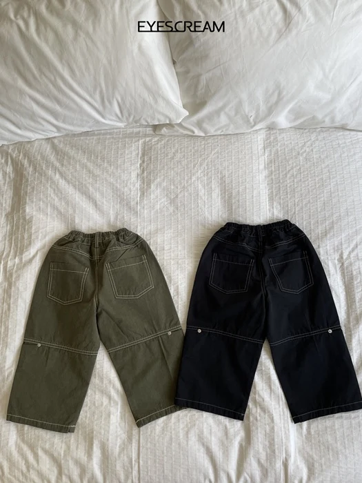 Dual Stitch Cotton Pants