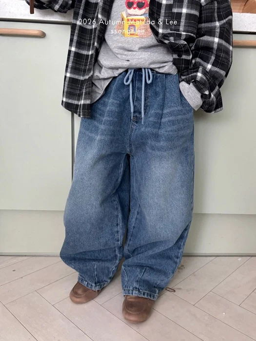 New Banding Denim Pants