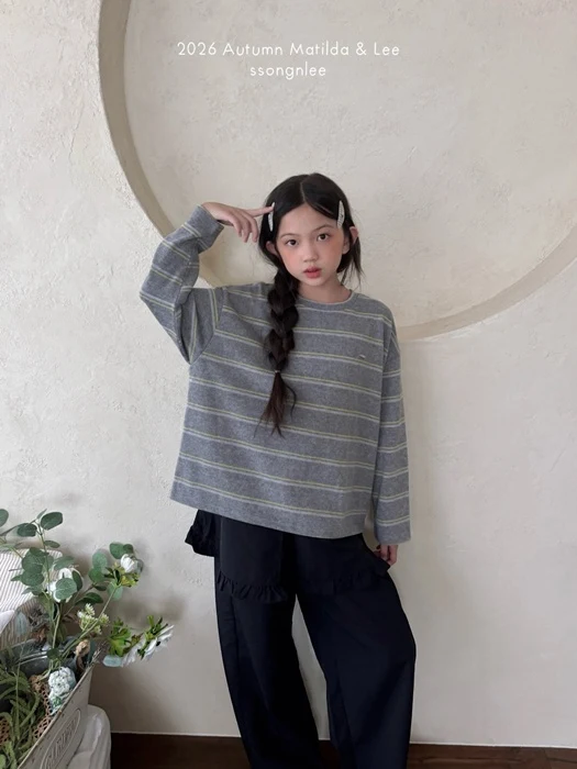 Happy Stripe Knit Tee