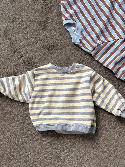 Crayon Striped Sweatshirt