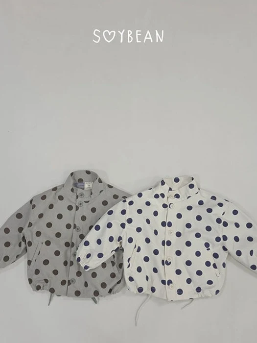 Loose Fit Dot Safari Jacket Loose Fit Dot Safari Jacket