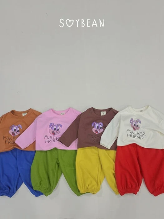 Bunny French Top and Bottom Set Bunny French Top and Bottom Set
