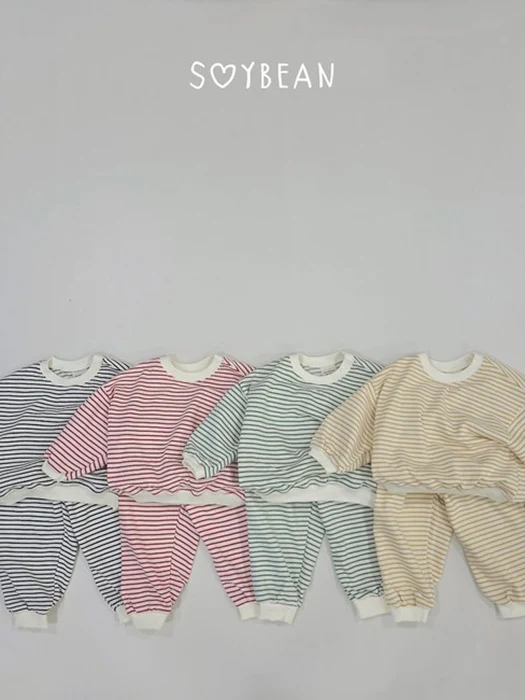 Striped Top and Bottom Set Striped Top and Bottom Set