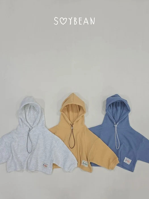 Waffle String Hooded Tee