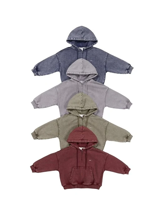 Stone Half Hooded Zip-up Stone Half Hooded Zip-up