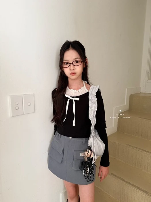 Shirring Ribbon Tee