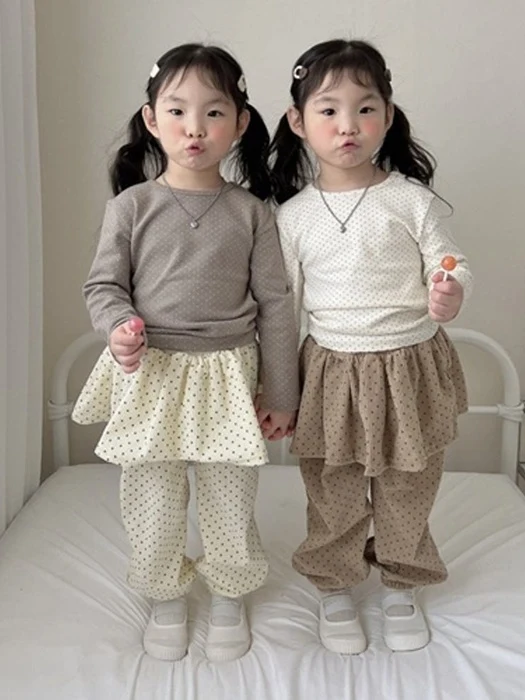 Dot Frill Jogger Pants Dot Frill Jogger Pants