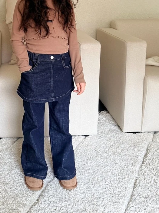 Skirt Denim Pants Skirt Denim Pants