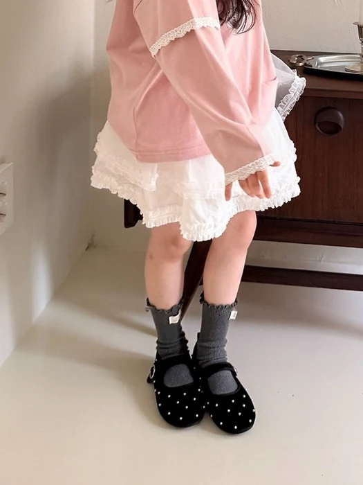 Frill Shirring Skirt