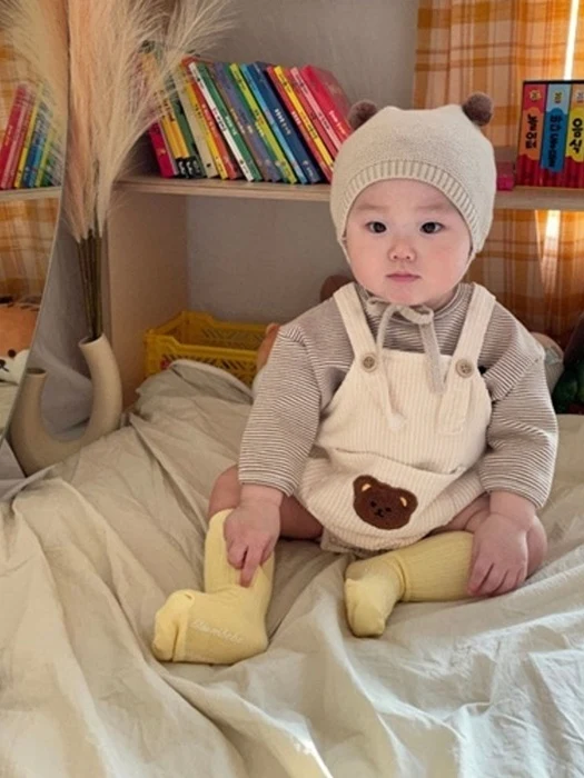 Bear Overall Romper Bear Overall Romper