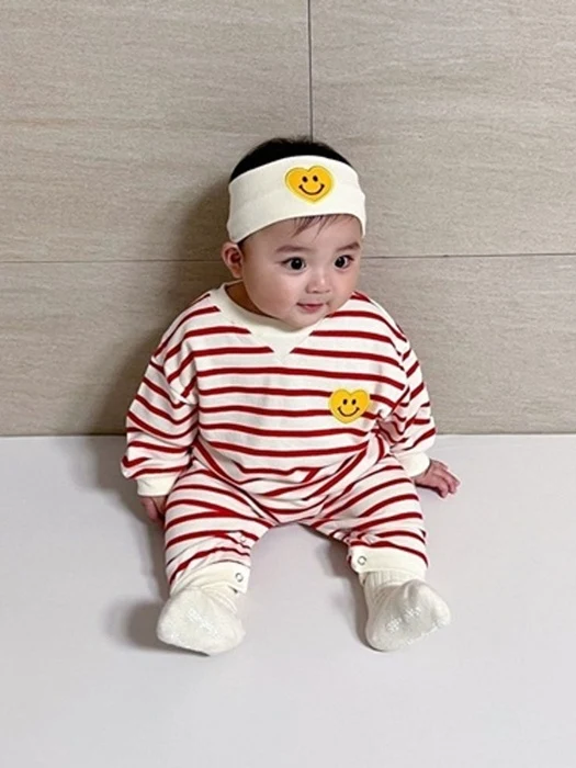 Smile Heart Romper Set Smile Heart Romper Set