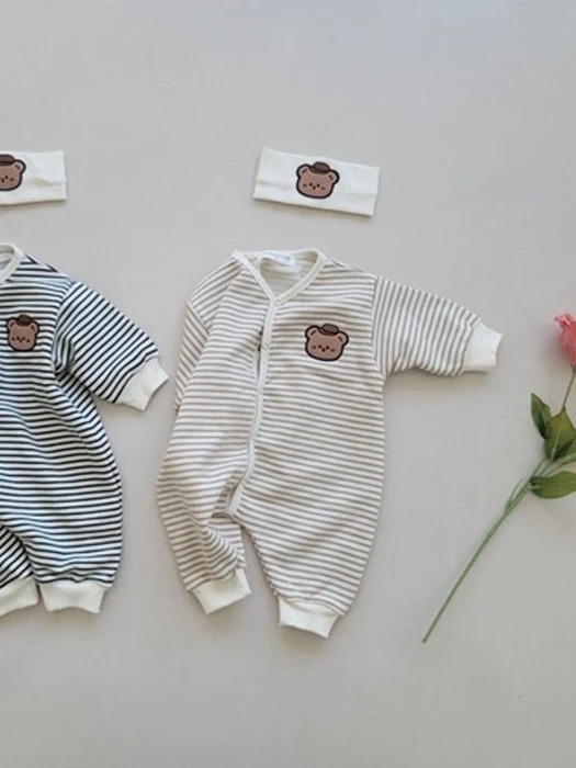 Snap Bear Romper Set Snap Bear Romper Set