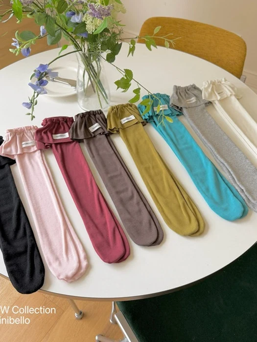 Pintuck Frill Socks Pintuck Frill Socks