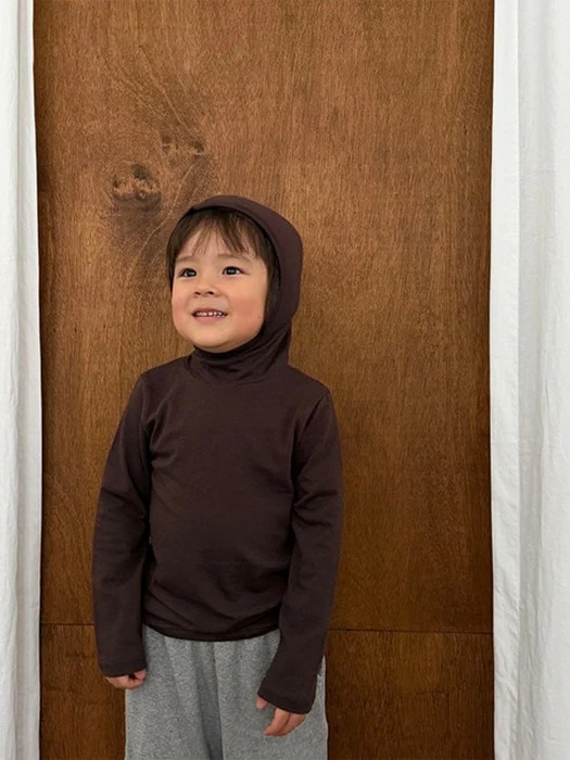 Hooded Turtleneck Tee Hooded Turtleneck Tee