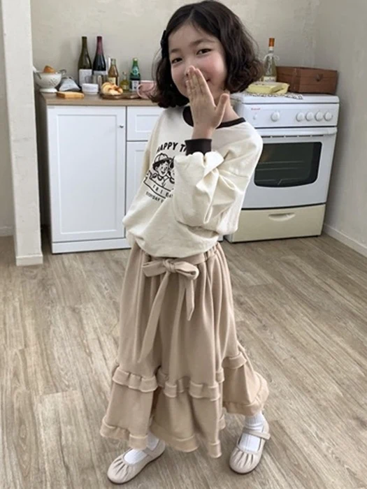 Tiered Long Skirt Tiered Long Skirt