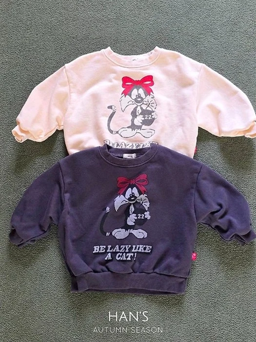 Ribbon Cat Sweatshirt Ribbon Cat Sweatshirt