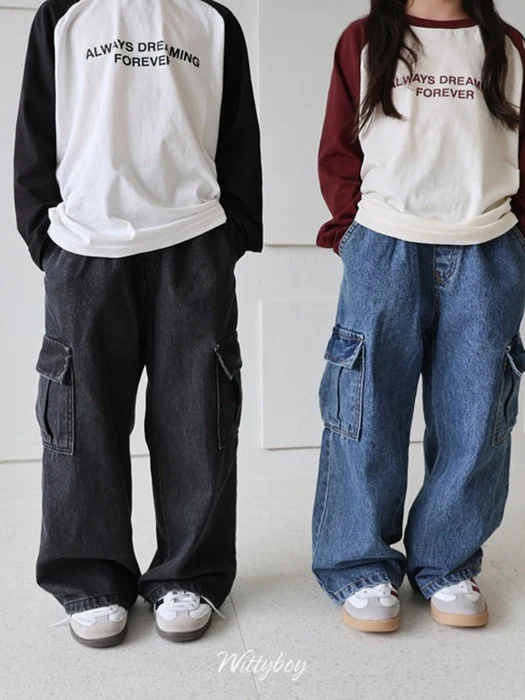 Wannabe Cargo Denim Pants Wannabe Cargo Denim Pants