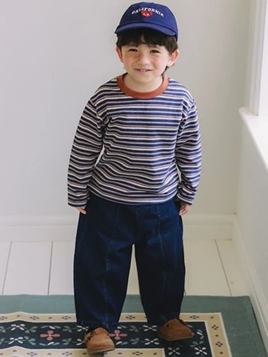 Cut-line Denim Pants Cut-line Denim Pants