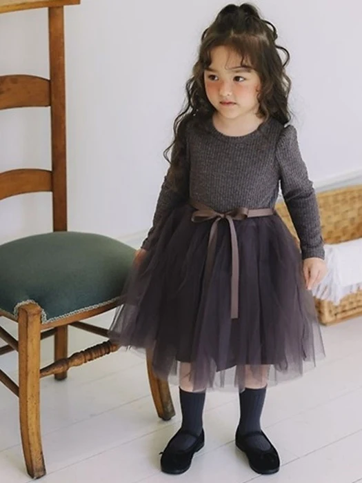 Eyelet Mesh Dress (Includes Ribbon) Eyelet Mesh Dress (Includes Ribbon)