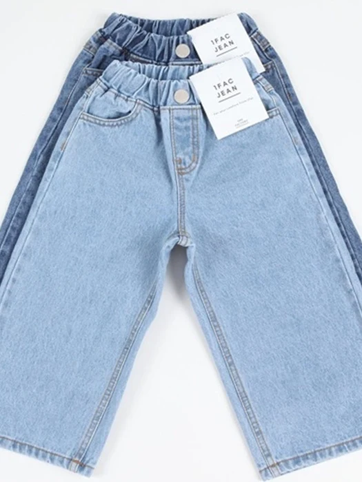 Big Jean Blue Washed Denim Pants Big Jean Blue Washed Denim Pants