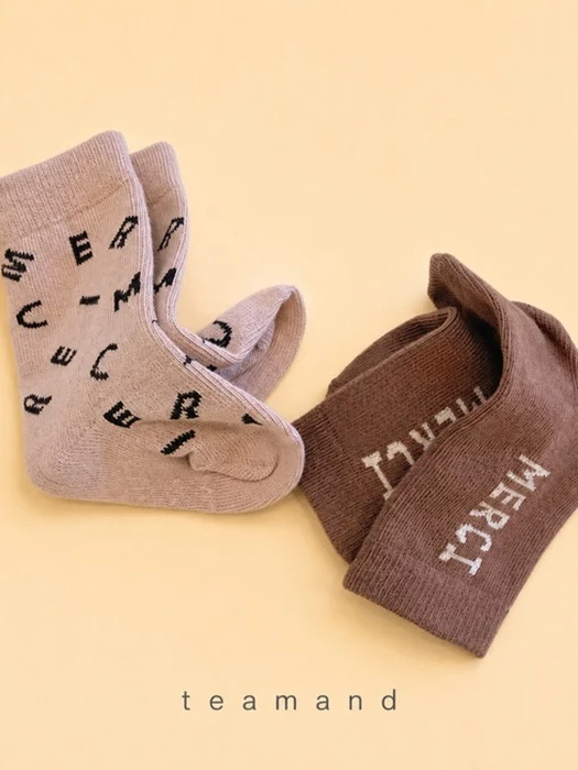 Merci Sock Set Mom Couple